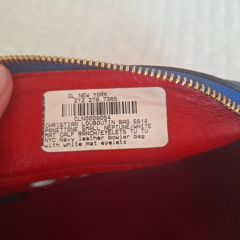 Christian Louboutin Panettone eylet bowler satchel RARE - Picture 15 of 17